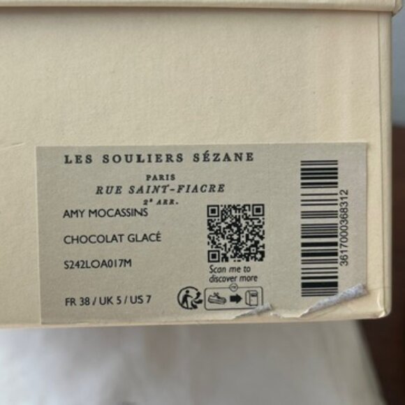 NIB Sezane Amy Loafers, size 7 - Picture 6 of 6